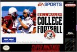 Bill Walsh College Football Super Nintendo SNES Game