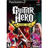 Guitar Hero I, Guitar Hero II, and Guitar Hero 80's Encore 3-Disc Set for Playst