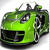Flash green car puzzle